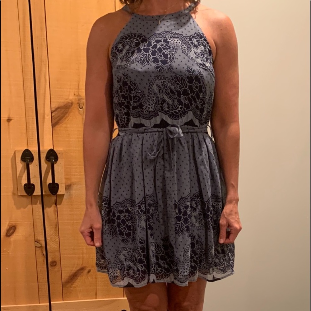 JustFab Navy Blue Dress